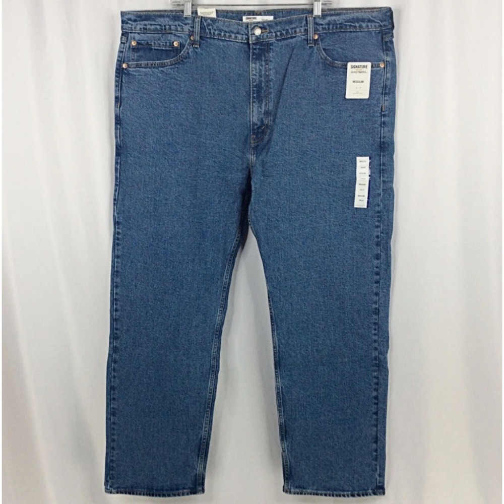 Levi's Signature Gold Men's Workwear Jeans Size 46x32 Straight Leg NEW w/Defects